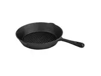 Een Vogue ronde gietijzeren inductie grillpan 26,7cm koop je bij ShopXPress