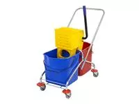 Een Jantex duo rolemmer met wringer 2x 23L koop je bij ShopXPress