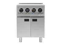 Een Buffalo 600-serie 4-zone vrijstaande inductiekookplaat 2x 3kW koop je bij ShopXPress