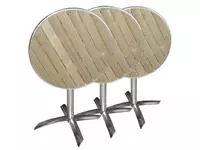 Een Bolero ronde tafel met kantelbaar essenhouten blad 60cm koop je bij ShopXPress