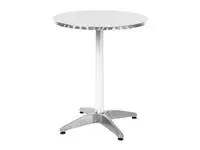 Een Bolero Bistro ronde RVS tafel 60cm grijs koop je bij ShopXPress