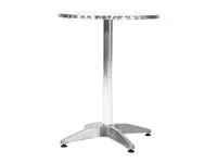 Een Bolero Bistro ronde RVS tafel 60cm grijs koop je bij ShopXPress