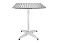 Een Bolero alumiminium tafel met RVS blad 60cm koop je bij ShopXPress