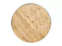 Een Bolero ronde tafel met essenhouten blad 60cm koop je bij ShopXPress