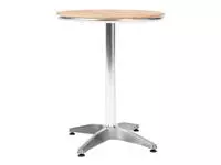 Een Bolero ronde tafel met essenhouten blad 60cm koop je bij ShopXPress