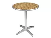 Een Bolero ronde tafel met essenhouten blad 60cm koop je bij ShopXPress