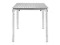 Een Bolero stapelbare vierkante RVS tafel 70cm koop je bij ShopXPress