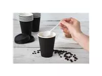 Een Fiesta Recyclable koffiebekers enkelwandig zwart 23cl (50 stuks) koop je bij ShopXPress