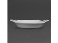 Een Olympia Whiteware ronde gratineerschalen met handvatten 17x14cm (6 stuks) koop je bij ShopXPress