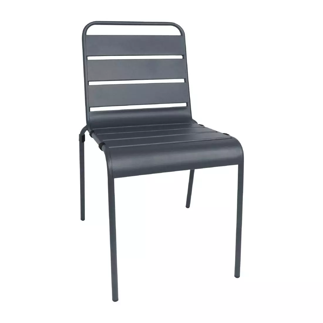 Een Bolero stalen stoelen grijs (4 stuks) koop je bij ShopXPress