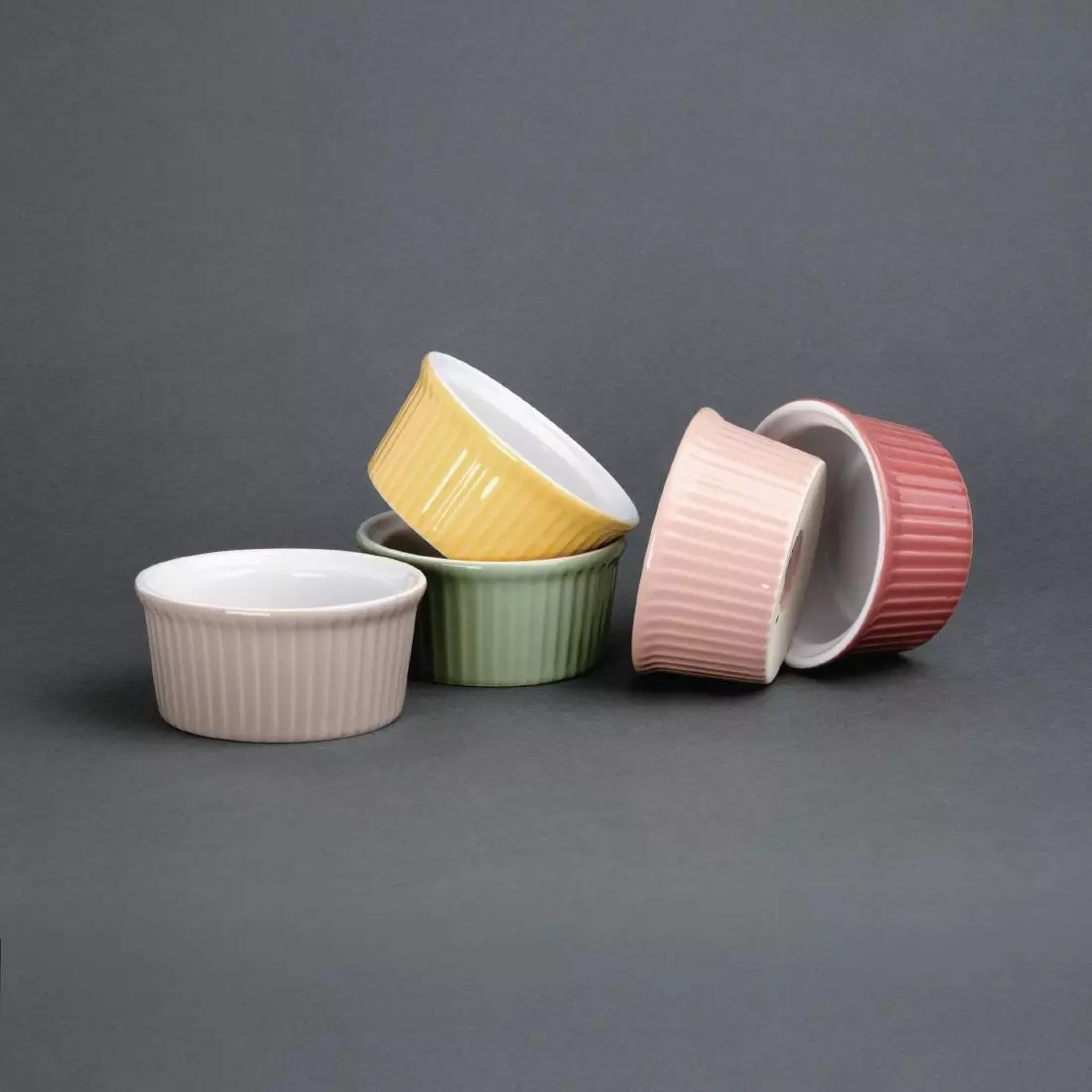 Een Olympia Pastel ramekin grijs 7cl (12 stuks) koop je bij ShopXPress