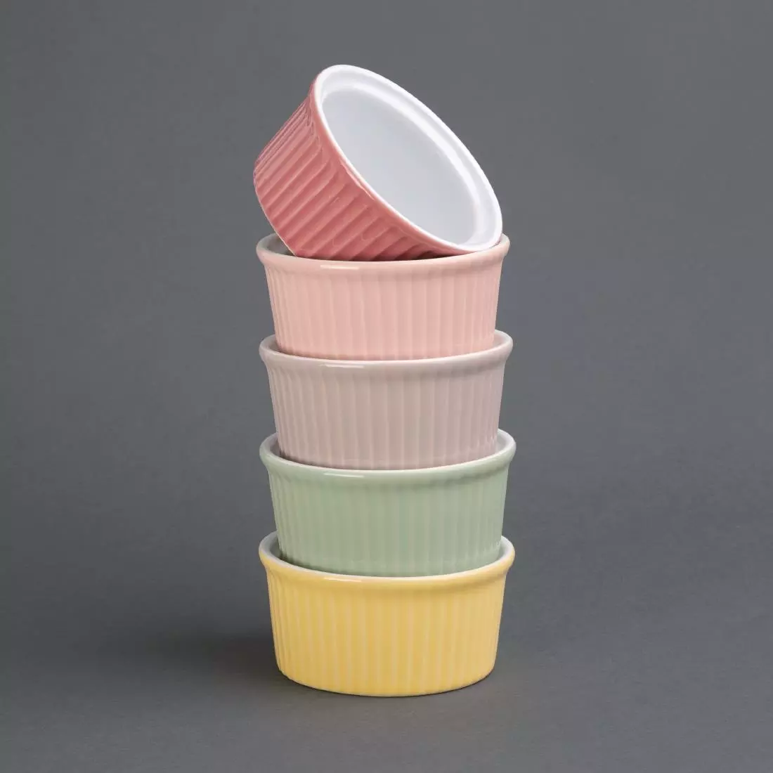 Een Olympia Pastel ramekin grijs 7cl (12 stuks) koop je bij ShopXPress