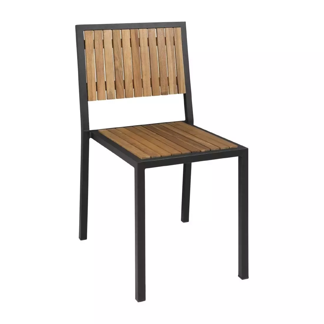 Een Bolero stalen en acaciahouten stoelen (4 stuks) koop je bij ShopXPress