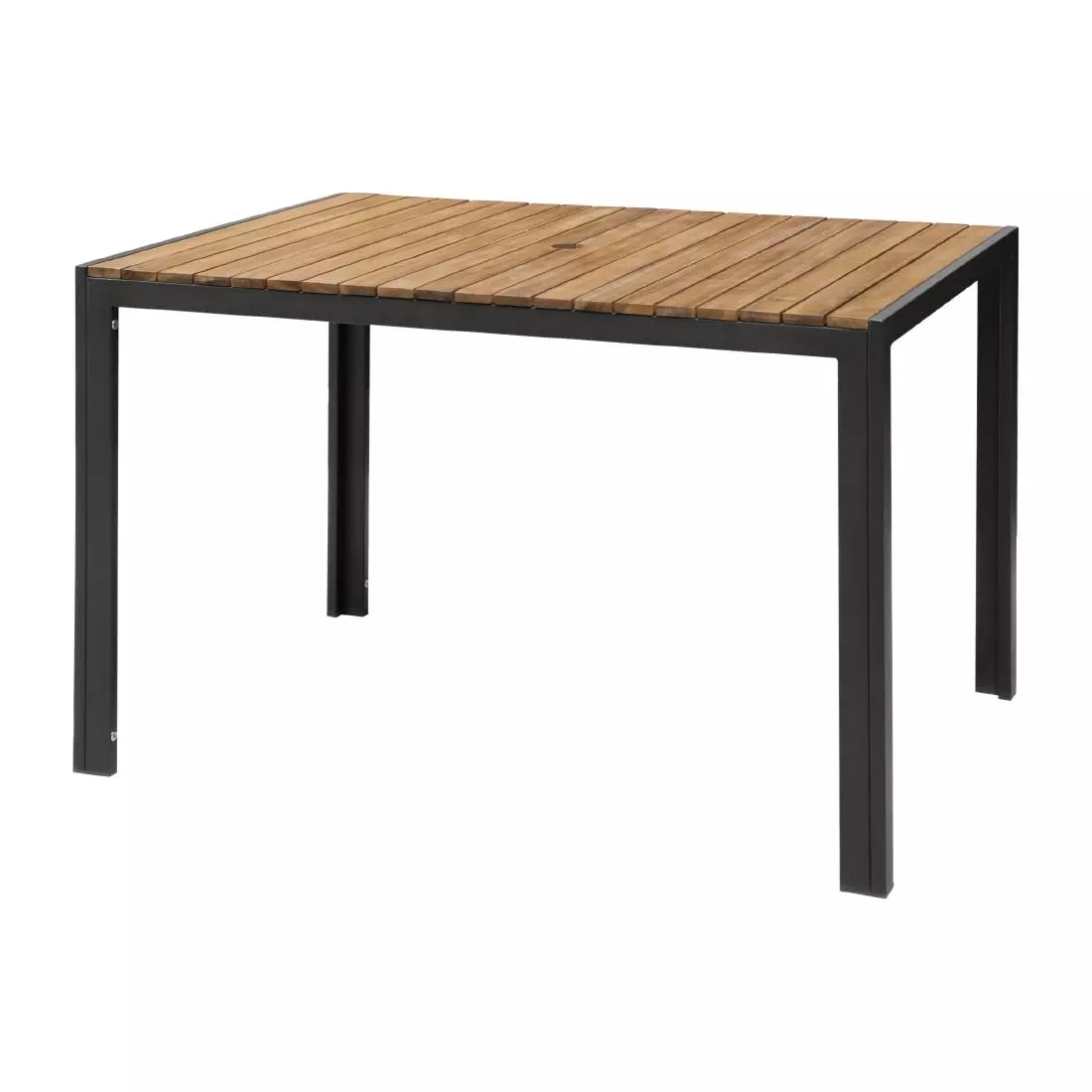 Een Bolero rechthoekige stalen en acaciahouten tafel 120x80cm koop je bij ShopXPress