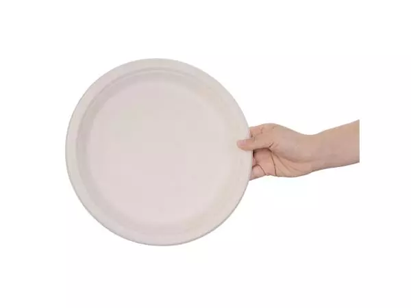 Een Fiesta Compostable composteerbare bagasse borden rond 261mm ongekleurd (50 stuks) koop je bij ShopXPress