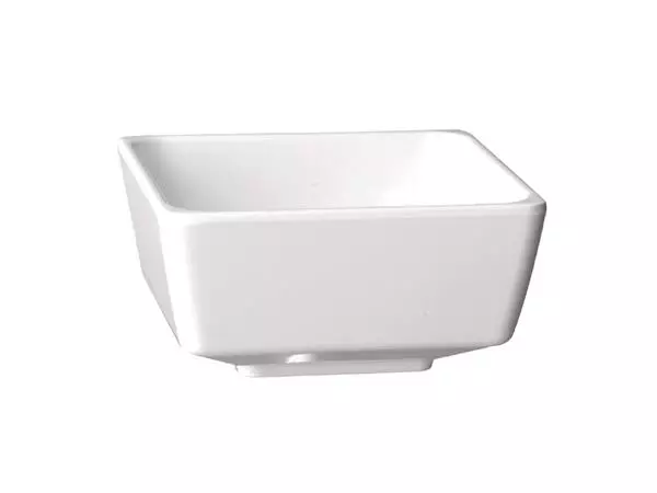 Een APS Float vierkante melamine kom wit 5,5x5,5cm koop je bij ShopXPress