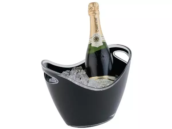Een APS acryl champagne bowl klein zwart koop je bij ShopXPress