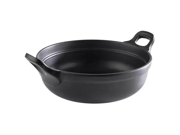 Een APS melamine paellaschaal zwart 210mm koop je bij ShopXPress