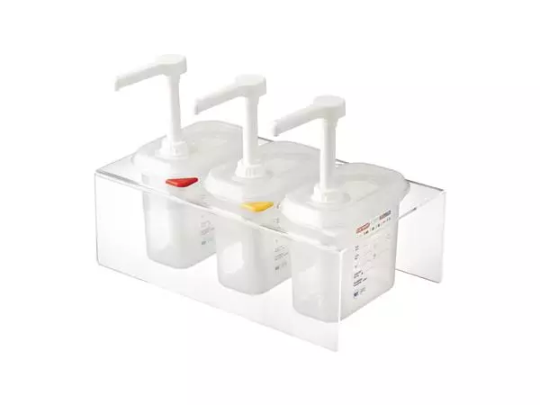 Een Araven sausdispensers GN 1/9 transparant 1,5L (3 stuks) koop je bij ShopXPress