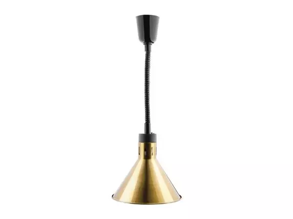 Een Buffalo verstelbare warmhoudlamp goud koop je bij ShopXPress