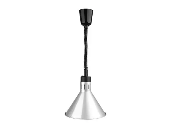 Een Buffalo verstelbare warmhoudlamp zilver koop je bij ShopXPress