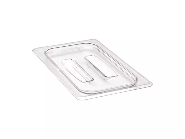 Een Cambro Camview BPA vrij GN 1/4 deksel met handvat koop je bij ShopXPress