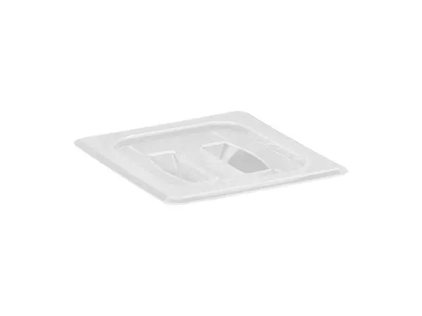 Een Cambro GN 1/6 polypropyleen deksel met handvat transparant koop je bij ShopXPress