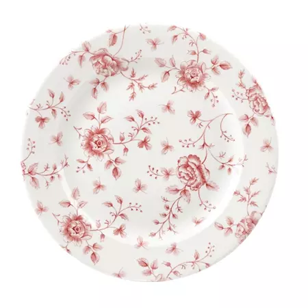 Een Churchill Rose Chintz Cranberry borden 276mm (Pak van 6) koop je bij ShopXPress