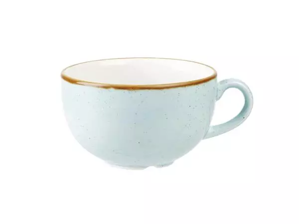 Een Churchill Stonecast cappuccinokoppen blauw 354ml (12 stuks) koop je bij ShopXPress