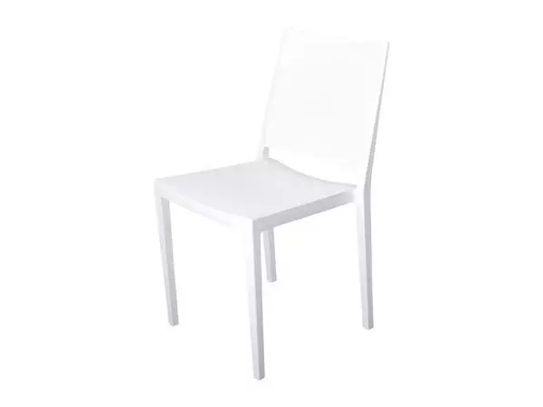 Een Florence stapelbare polypropyleen stoelen wit (4 stuks) koop je bij ShopXPress