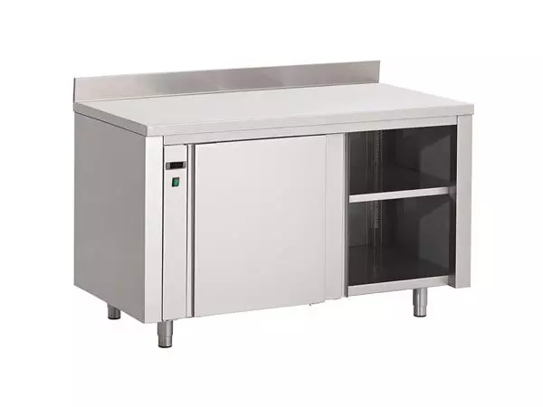 Een Gastro M RVS warmhoudkast met achteropstand 85x100x70cm koop je bij ShopXPress