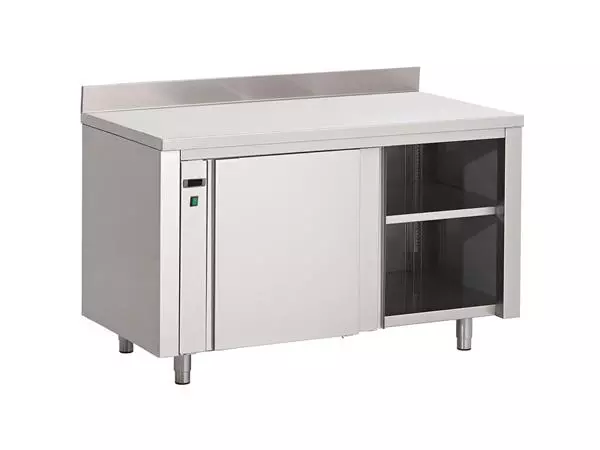 Een Gastro M RVS warmhoudkast met achteropstand 85x140x70cm koop je bij ShopXPress