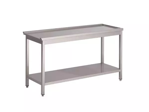 Een Gastro M aanvoertafel voor doorschuifvaatwasser HT50 80x59x85cm koop je bij ShopXPress