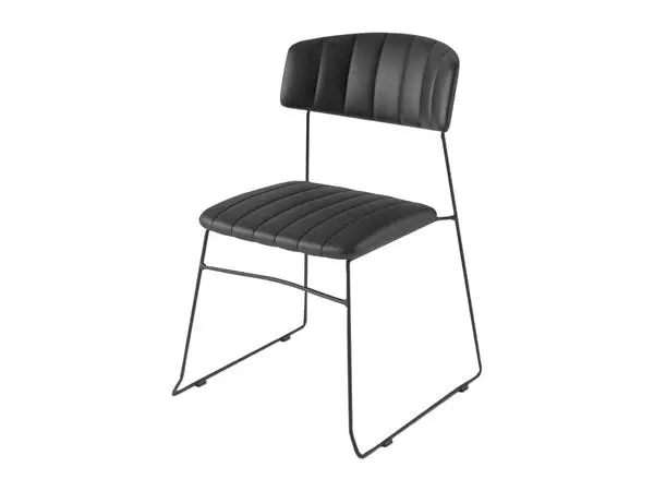Een Mundo stoel zwart (4 stuks) koop je bij ShopXPress