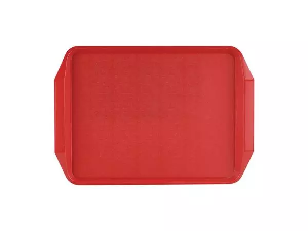 Een Roltex dienblad rood 43,5x30,5cm koop je bij ShopXPress