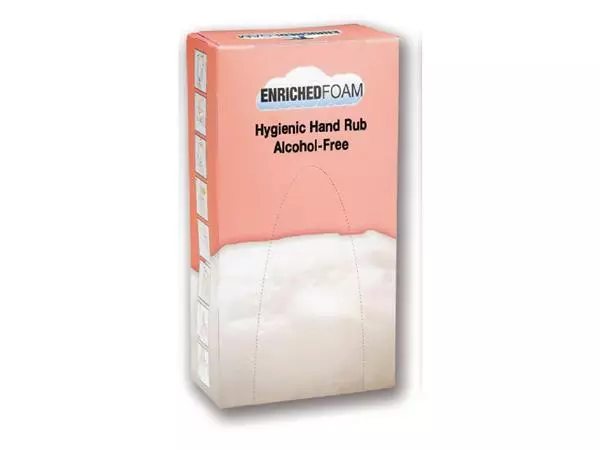 Een Rubbermaid Manual ongeparfumeerde handreiniger schuim alcoholvrij - 800ml (6 stuks) koop je bij ShopXPress