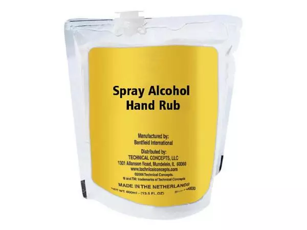 Een Rubbermaid Manual ongeparfumeerde handreiniger spray 60% alcohol - 400ml (12 stuks) koop je bij ShopXPress