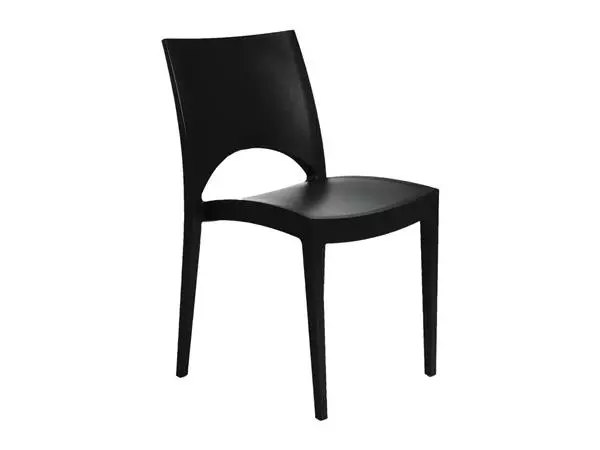 Een Sol outdoor/indoor stapelbare stoel anthraciet koop je bij ShopXPress