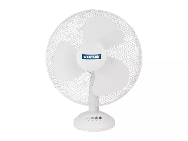 Een Status 30cm oscillerende ventilator wit koop je bij ShopXPress