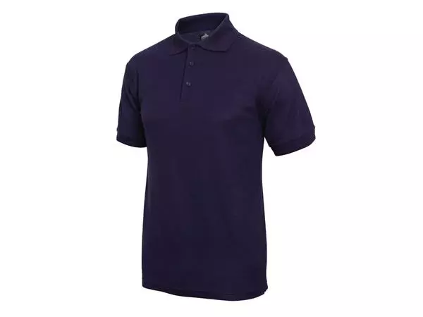 Een Unisex poloshirt donkerblauw L koop je bij ShopXPress