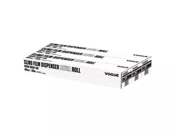 Een Vershoudfolie navulling voor Vogue Wrap450 dispenser - 45(B)cm x 300(L)m (3 stuks) koop je bij ShopXPress