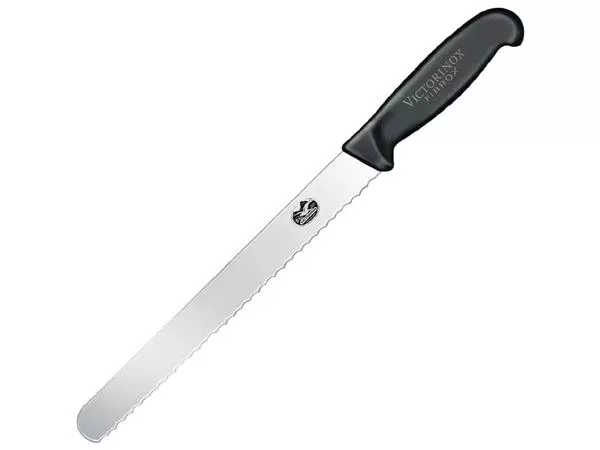 Een Victorinox Fibrox gekarteld hammes 25,5cm koop je bij ShopXPress