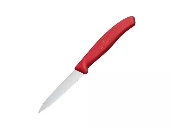 Een Victorinox gekarteld schilmesje 8cm rood koop je bij ShopXPress