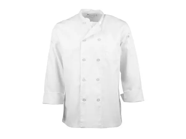 Een Chef Works Le Mans unisex koksbuis wit M koop je bij ShopXPress