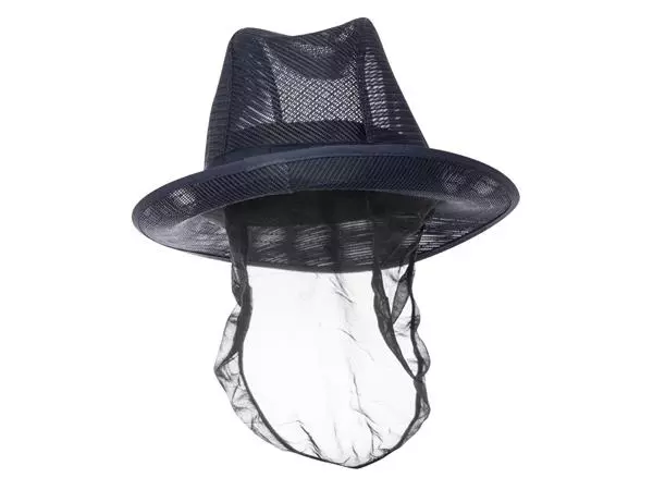 Een Trilby hoed met haarnetje blauw L koop je bij ShopXPress