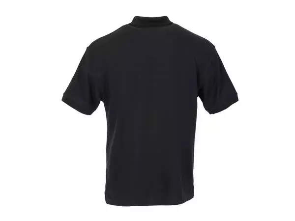 Een Unisex poloshirt zwart L koop je bij ShopXPress