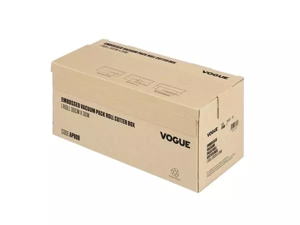 Een Vogue vacuümverpakkingsrol met snijbox (reliëf) 300 mm breed koop je bij ShopXPress