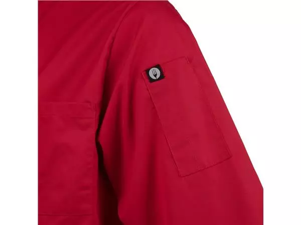 Een Chef Works unisex koksbuis rood M koop je bij ShopXPress