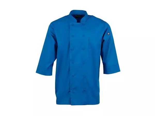 Een Chef Works unisex koksbuis blauw S koop je bij ShopXPress