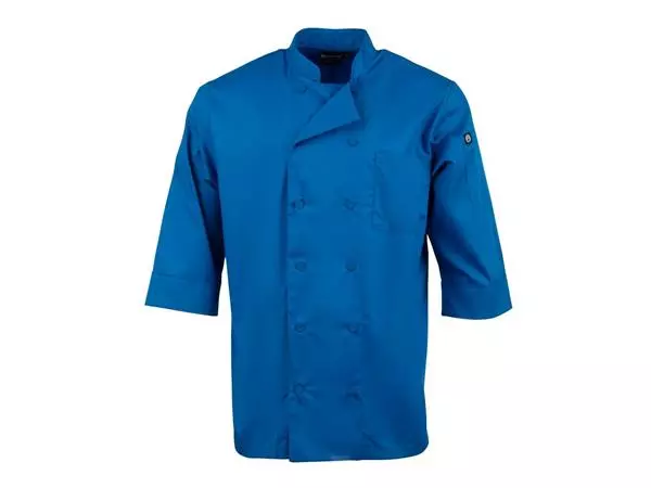 Een Chef Works unisex koksbuis blauw XS koop je bij ShopXPress